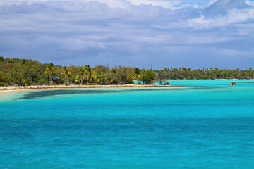 Lekiny Bay on Ouvea Island, Loyalty Islands, New Caledonia.