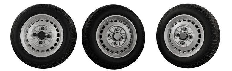 Classic Tire isolated on white