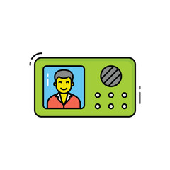 Intercom vector icon