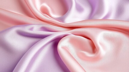 Obraz premium Elegant satin surface closeup home decor soft lighting textiles