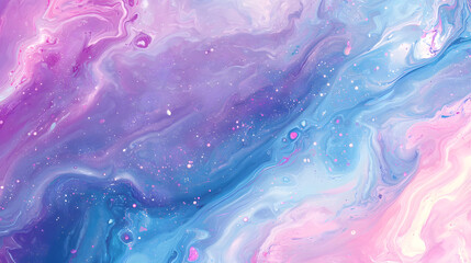 A blue and purple swirl with stars