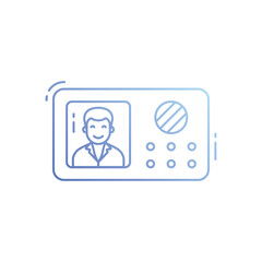 Intercom vector icon