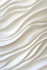 Obraz premium Fluid motion of items in transition, striking white background, seamless return concept