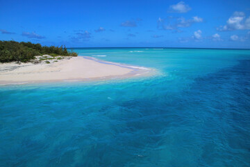 Channel between Ouvea and Mouli Islands flowing into Ouvea Lagoon, Loyalty Islands, New Caledonia