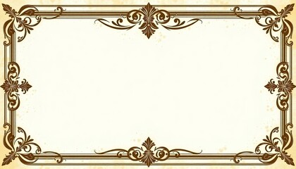 certificate background with ornate borders, elegant textures, and a classic color palette