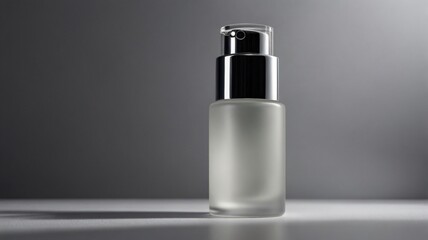Grey Bottle Skincare Mockup