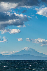 城ヶ島から見る富士山
