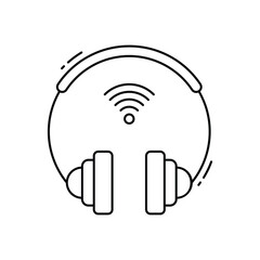 Headphone vector icon