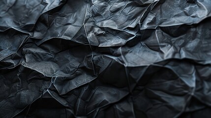 Texture of folded black toner paper and cool poster