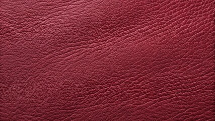 Natural Grain Maroon Leather Texture for Premium Fashion and Interior Design