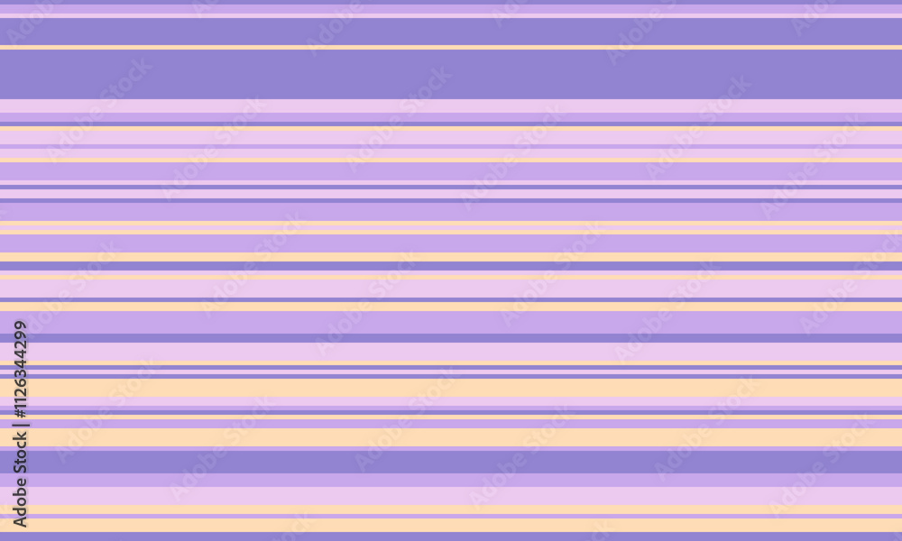 Aufkleber geometric stripes seamless vector pattern with horizontal lines in varied colours, creating an abstr