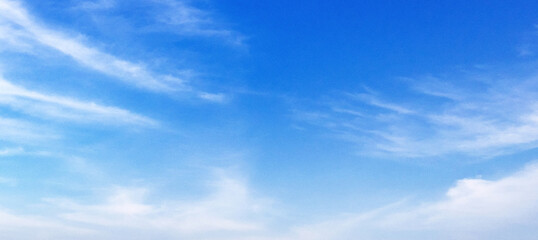 blue sky with white clouds