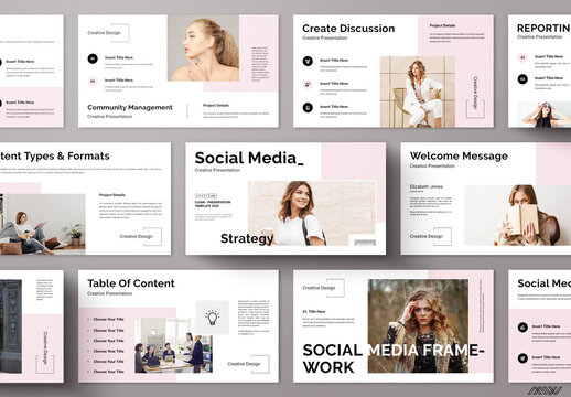 Brand Social Strategy Presentation Template