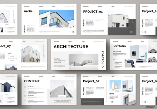 Architecture Portfolio Presentation Layout