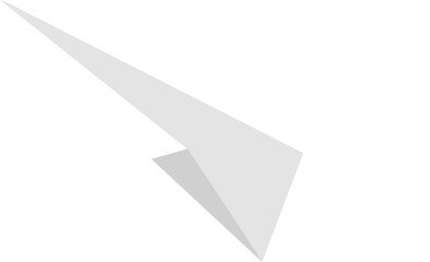 Paper airplane vector icon