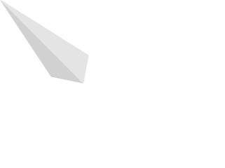 Paper airplane vector icon