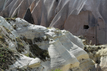 Cappadocia is a semi-desert region in central Turkey. It is famous for its fairy chimneys - tall...