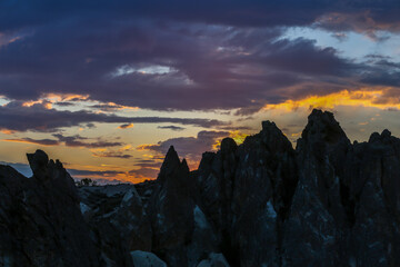 Cappadocia is a semi-desert region in central Turkey. It is famous for its fairy chimneys - tall...