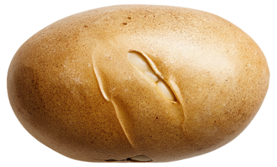 PNG Potato with a human-like face mark