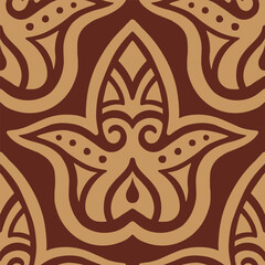 Ethnic decorative pattern element. Seamless texture. Vector illustration. 