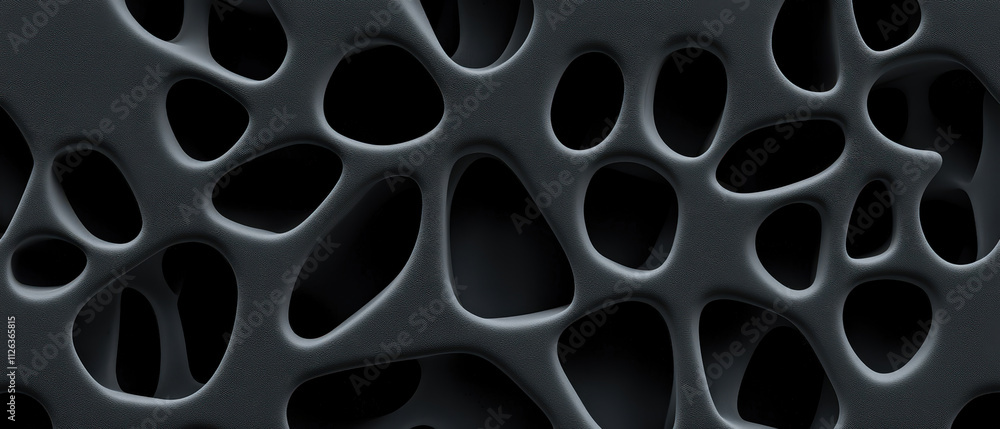 Poster abstract texture with organic shapes and dark background, showcasing intricate patterns and depth. t