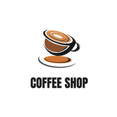 Espresso Coffee Cup Symbol Design Template