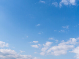 冬の青空と白い雲27