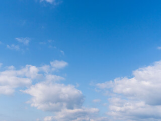 Obraz premium 冬の青空と白い雲28