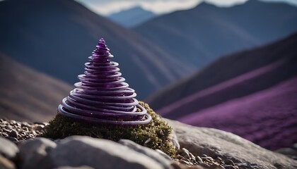 Rare tree on the mountain.