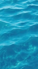 Obraz premium Abstract blue sea wavy background with gentle curves and ripples, representing the peaceful and tranquil nature of the ocean, wavy