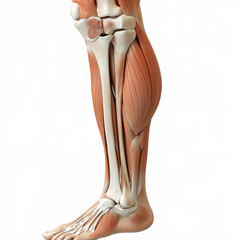 Detailed Anatomical Model of Human Arm Muscles and Bones Showing Flexion and Extension in Realistic 3D Rendering for Educational Use