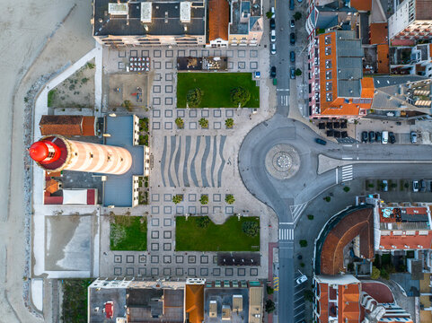 Farol de Aveiro en la freguesia de Gafanha da Nazar&eacute;, municipio &Iacute;lhavo, Portugal