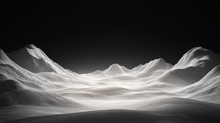 black and white landscape