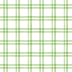 Seamless Checkered pattern watercolor illustration