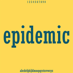 8bit pixel alphabet digital theme font vector typeset