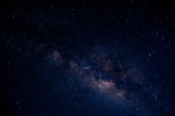 Milky Way galaxy with stars and space dust in the universe