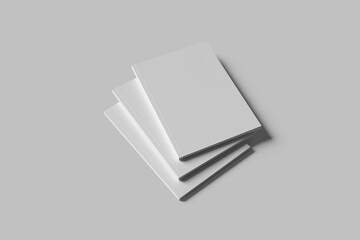 WHITE A4 MAGAZINE MOCKUP