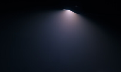 Mist floating past a street lamp at night, close view. illuminated by glowing street lamps, creating an eerie and mysterious atmosphere