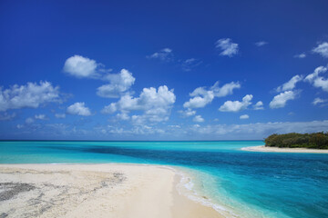 Channel between Ouvea and Mouli Islands flowing into Ouvea Lagoon, Loyalty Islands, New Caledonia