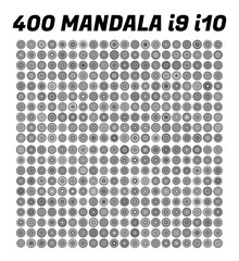 various mandala collections - 400 set yoga pattern