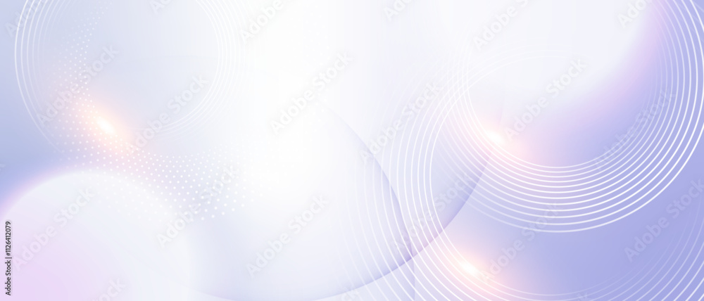Leinwandbilder Gradient abstract background with circular line patterns. Vector illustration.