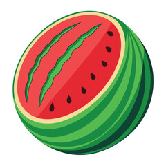 illustration of watermelon