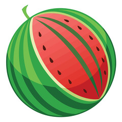 illustration of watermelon