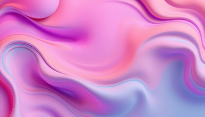Obraz premium Abstract Pink and Purple Swirling Fluid Design