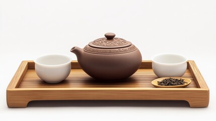 A_serene_Chinese_tea_set_displayed_on_a_wooden_tray