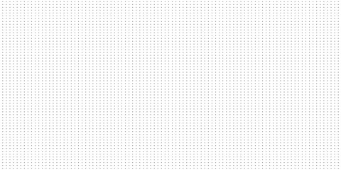 Dotted graph paper with grid. Polka dot pattern, geometric seamless texture for calligraphy drawing or writing. Blank sheet of note paper, school notebook.