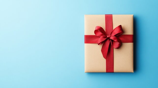 Blue Background Greeting Card Mockup with Copy Space for Customizable Messages and Invitations Generative AI