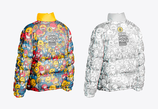 Down Jacket Mockup