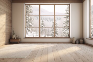 Fototapeta premium Interior of the living room. 3D illustration. 