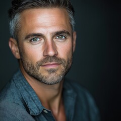 Obraz premium portrait of a confident man with a stylish look